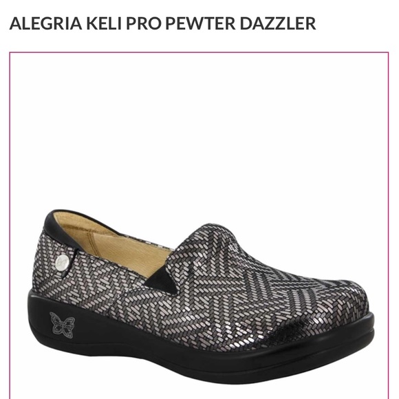 ALEGRIA KELI PRO PEWTER DAZZLER Professional Shoes